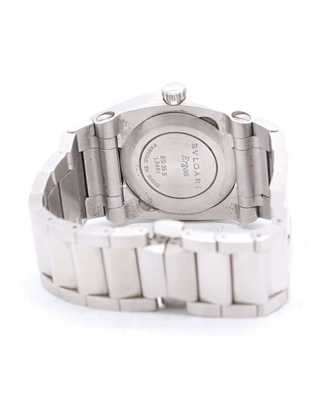 Bvlgari Ergon Automatic Date Black Dial Watch